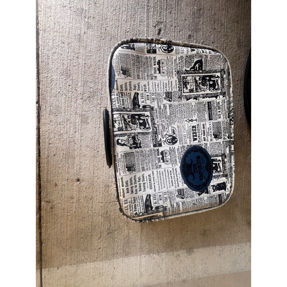 Vtg Hard Case Suitcase Luggage